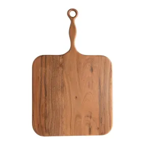 ACACIA WOOD CHEESE BOARD WITH HANDLE