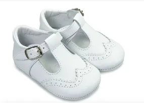 Alex White Leather Baby Shoes