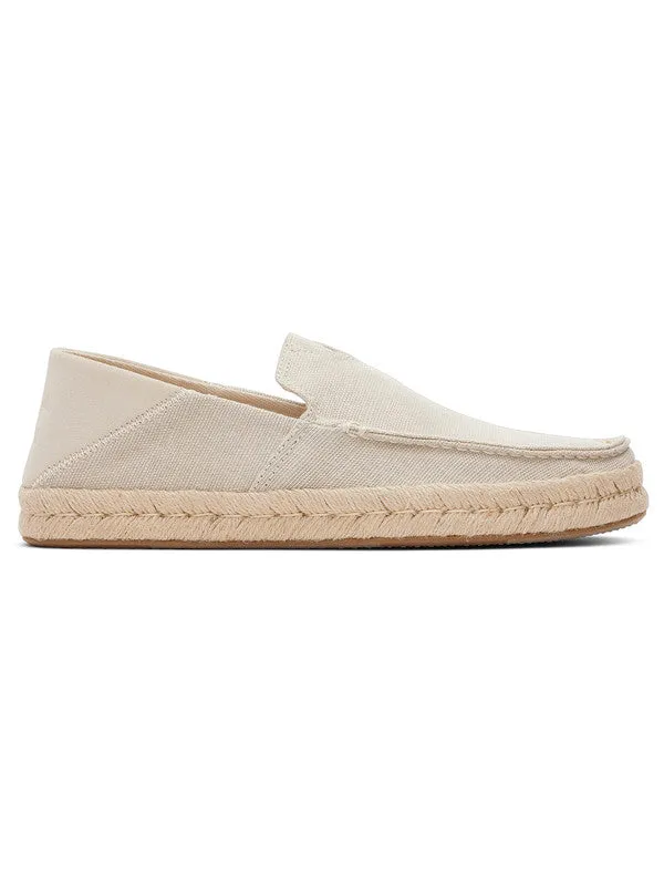 Alonso Loafers Cream Suede Espadrilles