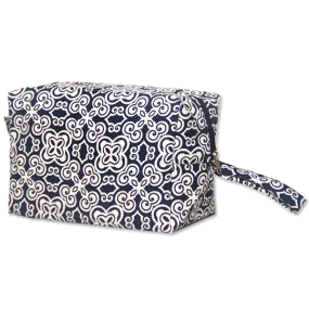 Batik Indigo Cosmetic Case, Large