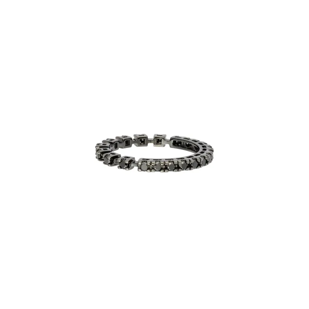 Black & White Diamond Eternity Band