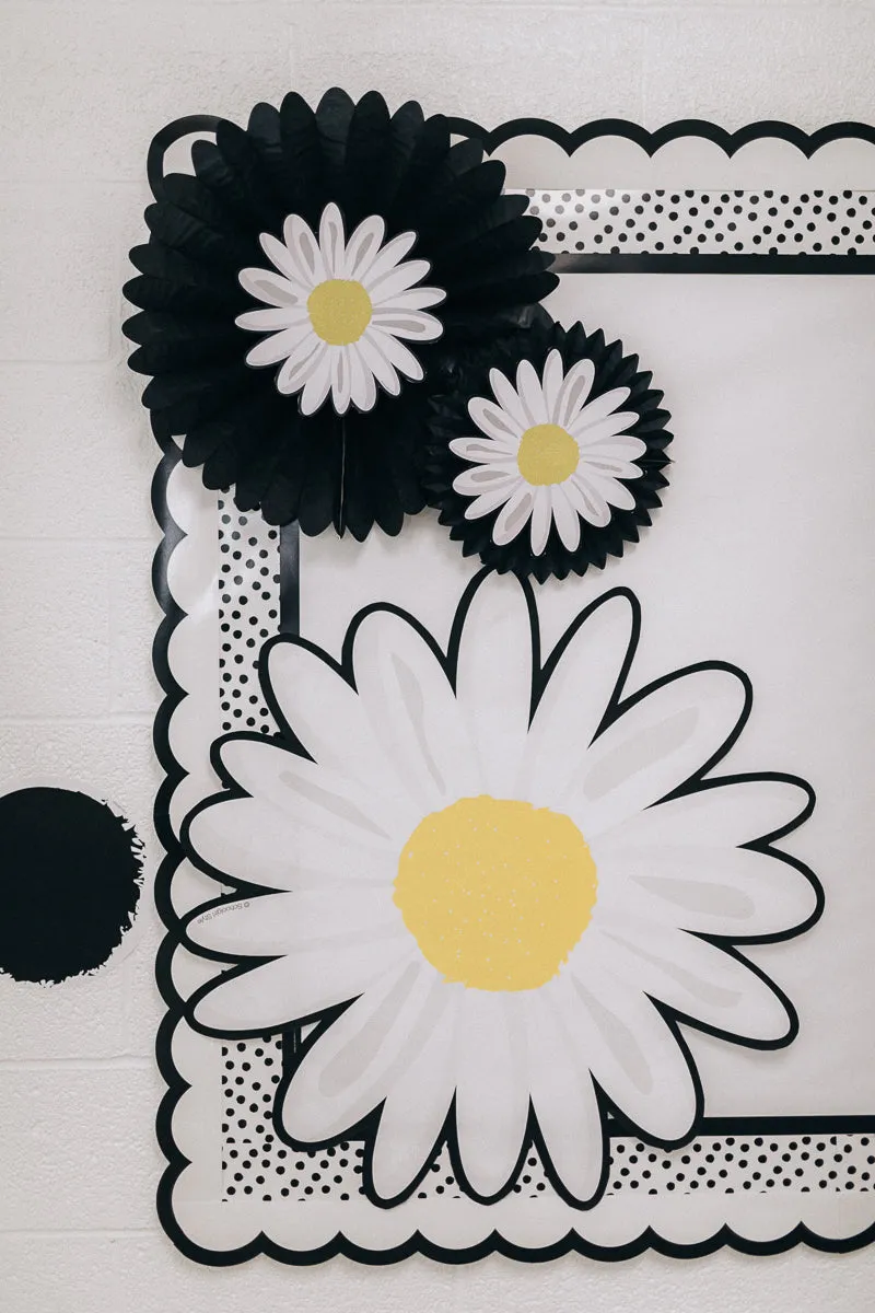 Black and White Painted Dot | Bulletin Board Border | Simply Stylish | Schoolgirl Style