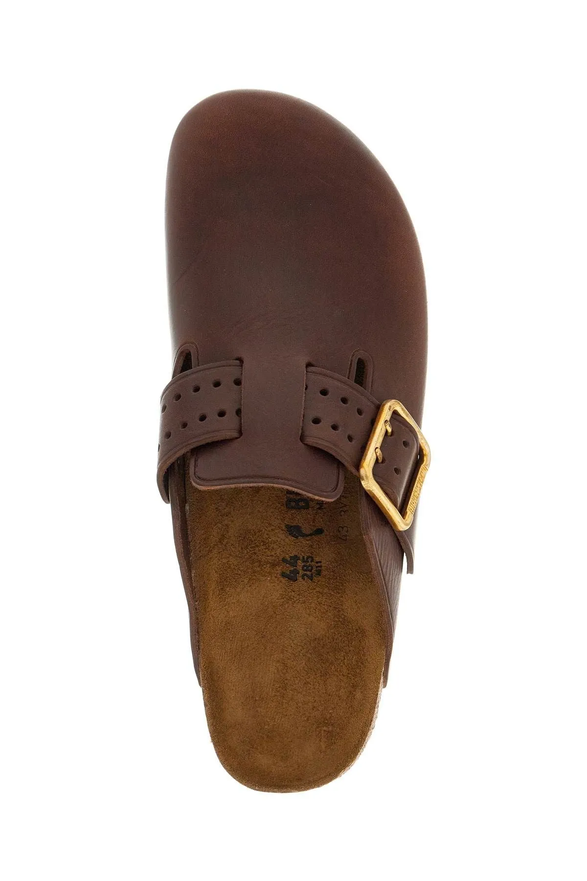 Boston Bold Leather Clog With Sab