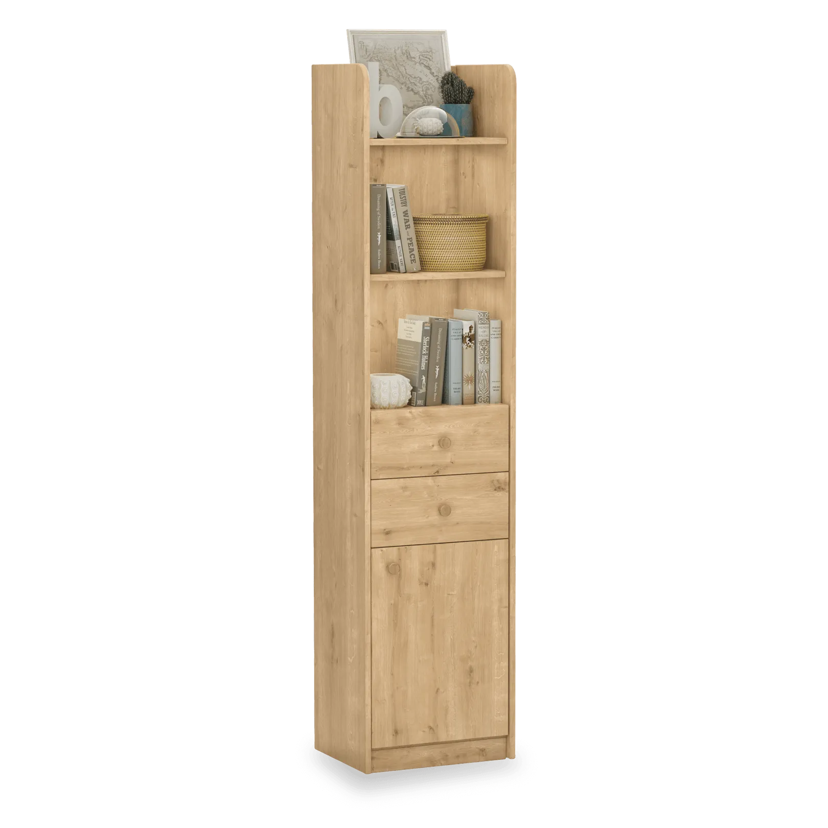 Cilek Mocha Bookcase with Drawer