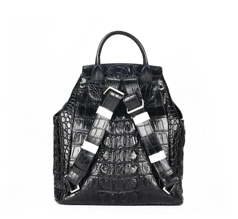 Crocodile Leather City Backpack