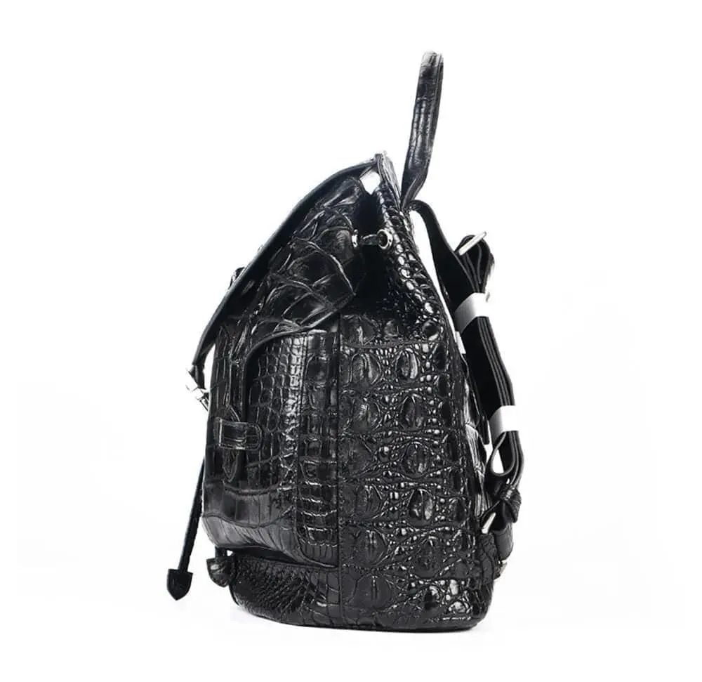 Crocodile Leather City Backpack