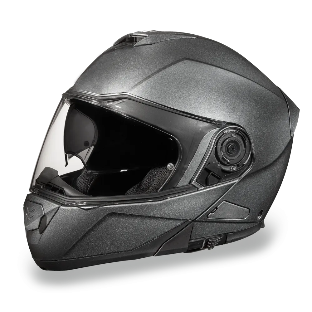 Daytona DOT Modular with Inner Shield - Gun Metal Grey Metallic