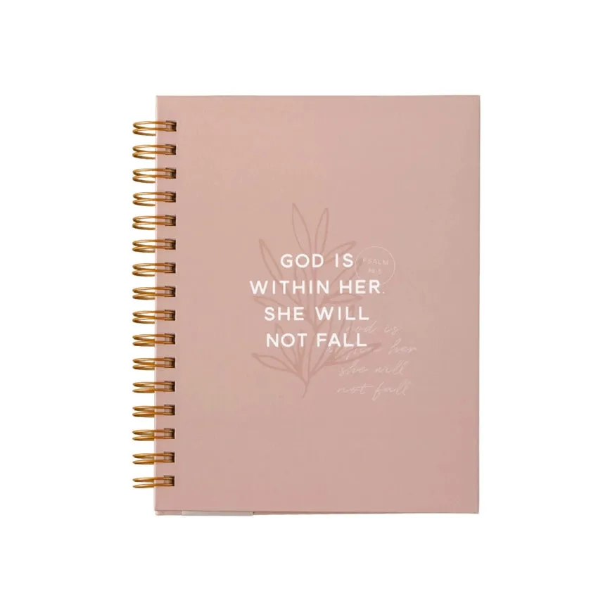 God Is Within Her Hardcover Journal