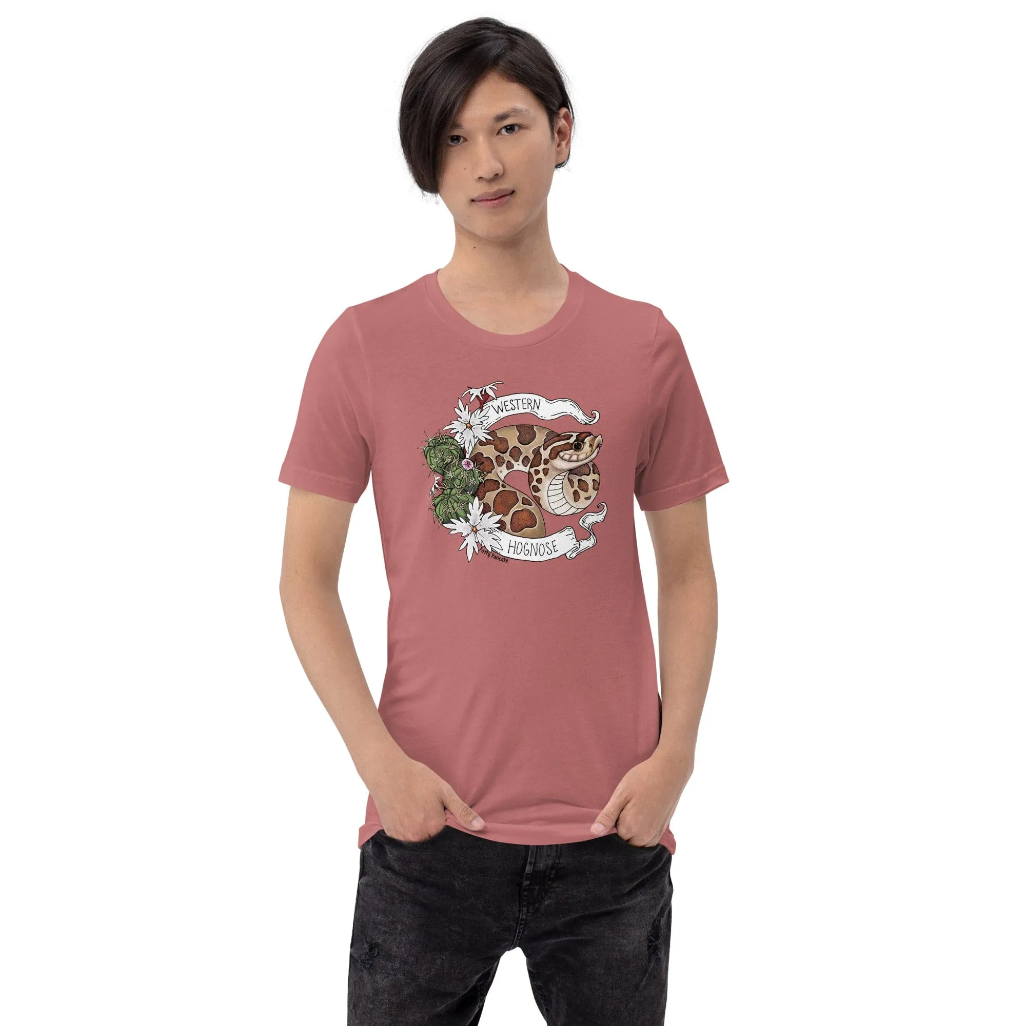 Hognose Snake Banner Tee, Cute Reptile Apparel Top