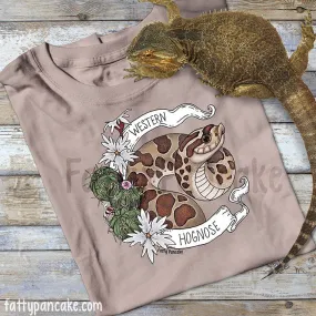 Hognose Snake Banner Tee, Cute Reptile Apparel Top