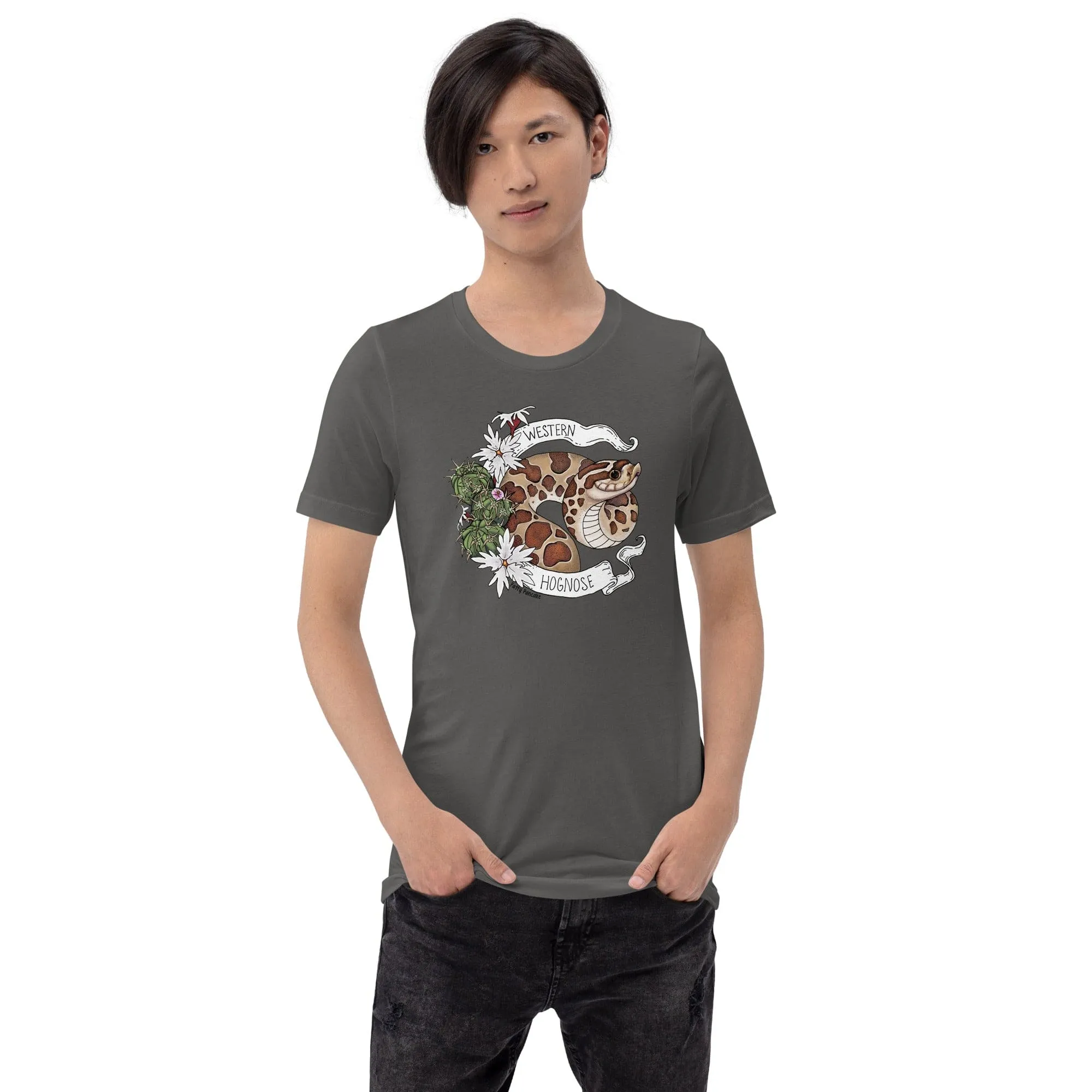 Hognose Snake Banner Tee, Cute Reptile Apparel Top