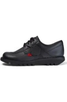 Kickers Kick Lo Core Black leather