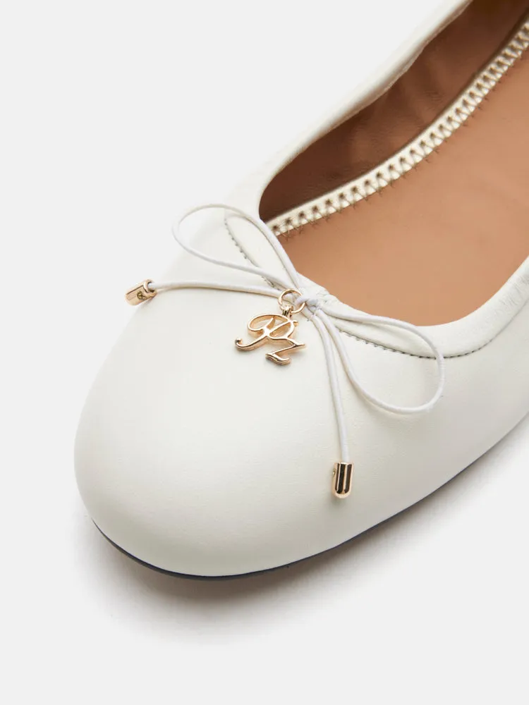 Melanie Accent Bow Ballerinas