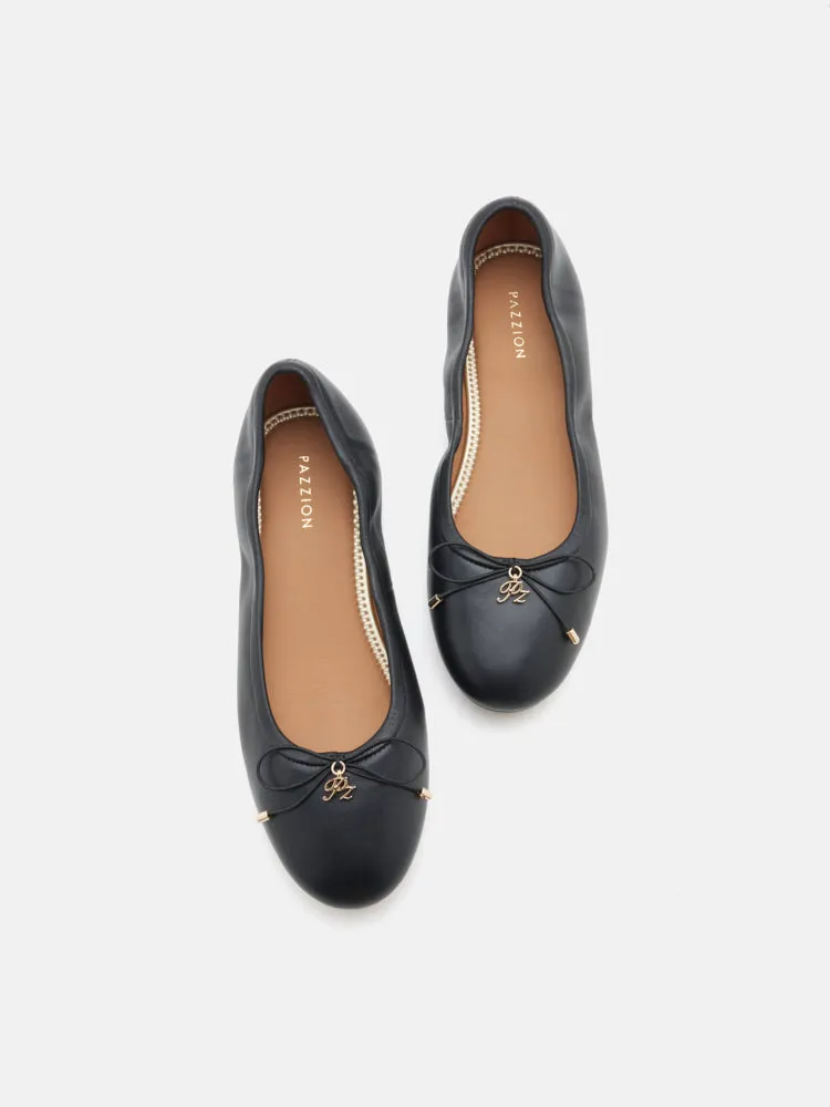 Melanie Accent Bow Ballerinas