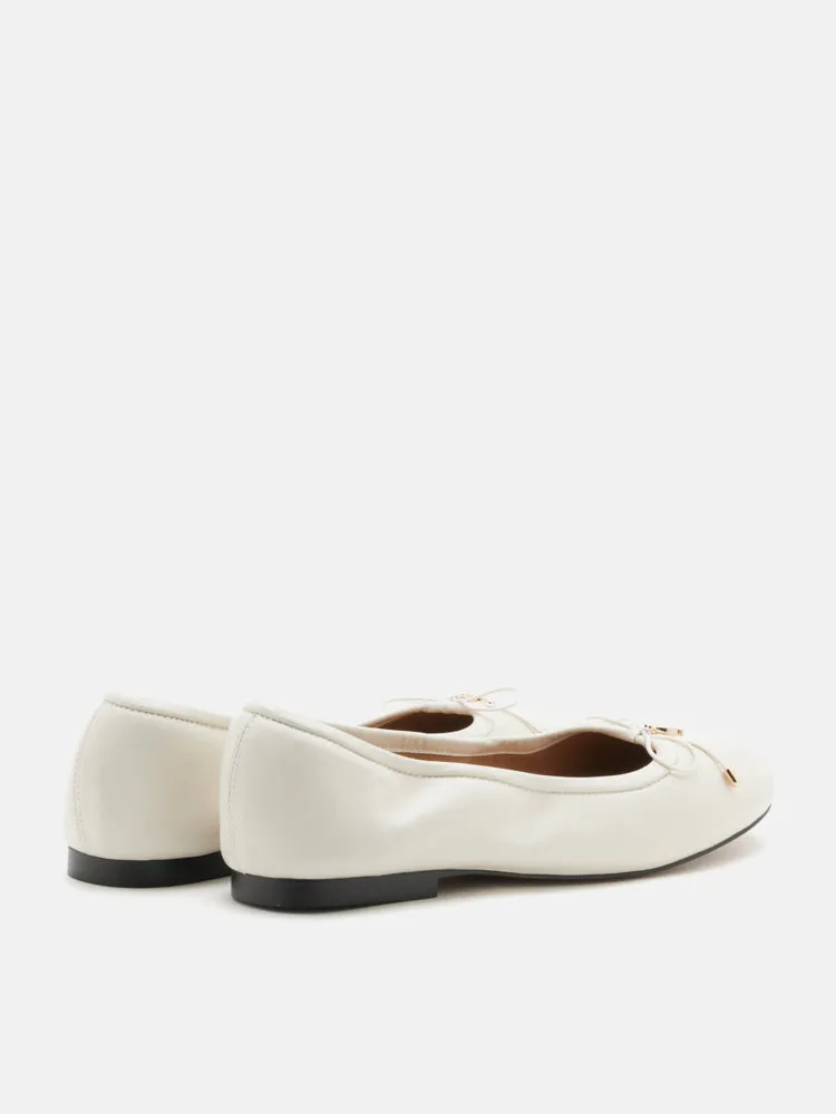 Melanie Accent Bow Ballerinas