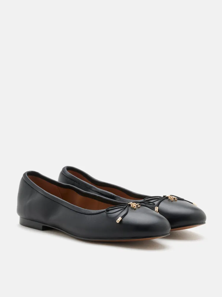 Melanie Accent Bow Ballerinas