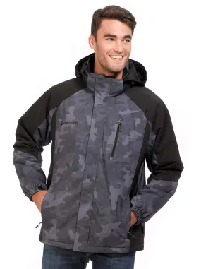 Men's Camo Granite Quilt Lined Jacket