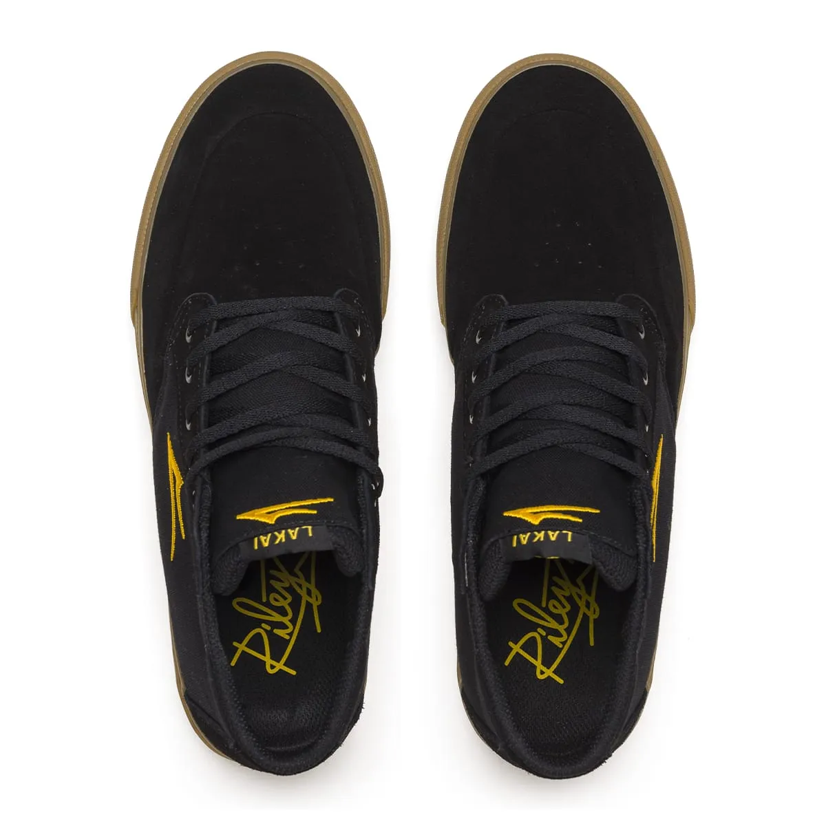 Riley 3 High - Black/Gum Suede