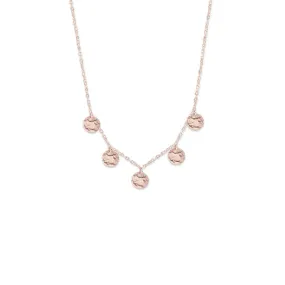 Rose Gold Scattered Jingle Necklace