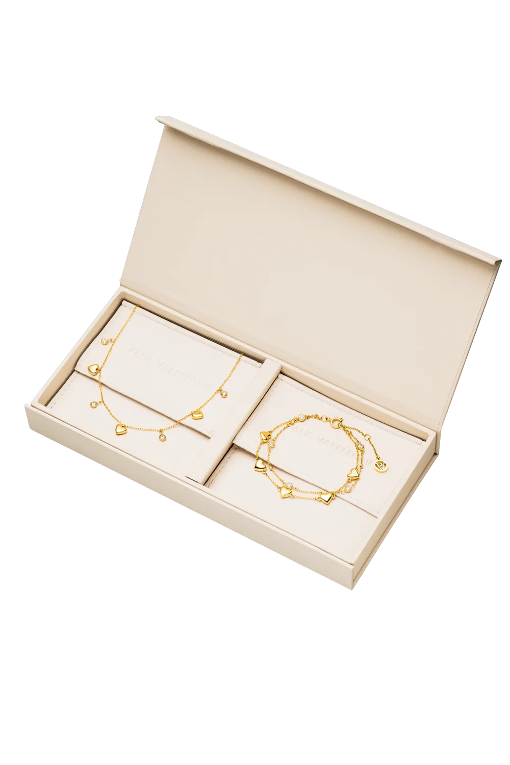 Shining Heart Gift Box 14K Gold Plated