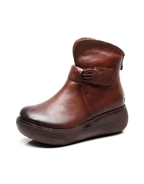 Waterproof Women's Handmade Retro Boots Winter